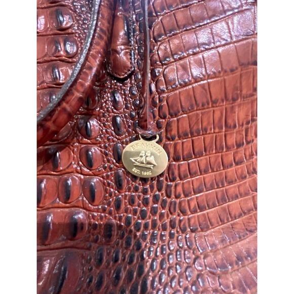 Brahmin Croc Embossed Large Bag - Picture 3 of 15